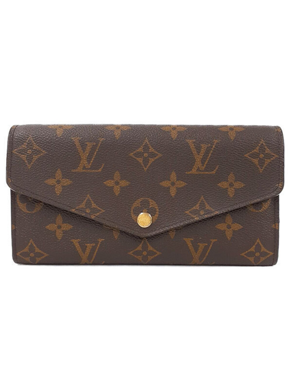 Louis Vuitton Monogram Portefeuille Sarah Bi fold Long Wallet
